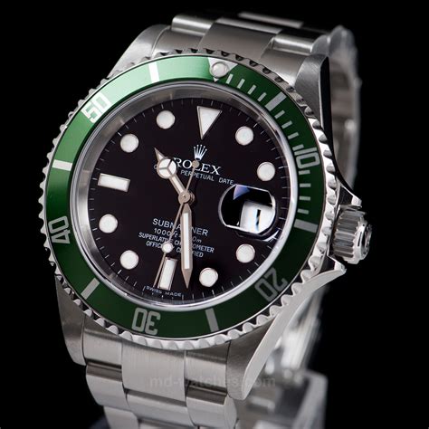 rolex black and green bezel|rolex submariner green water ghost.